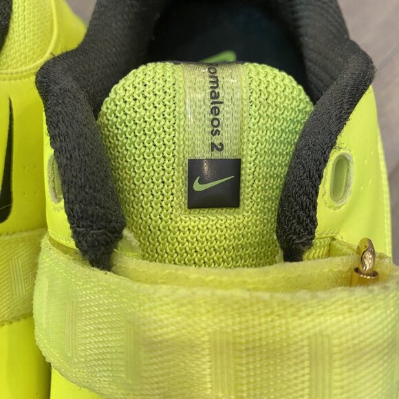Nike Romaleos 2 Weightlifting Shoes Mens Size 18 Volt  476927-700 Mint Condition - Picture 8 of 11